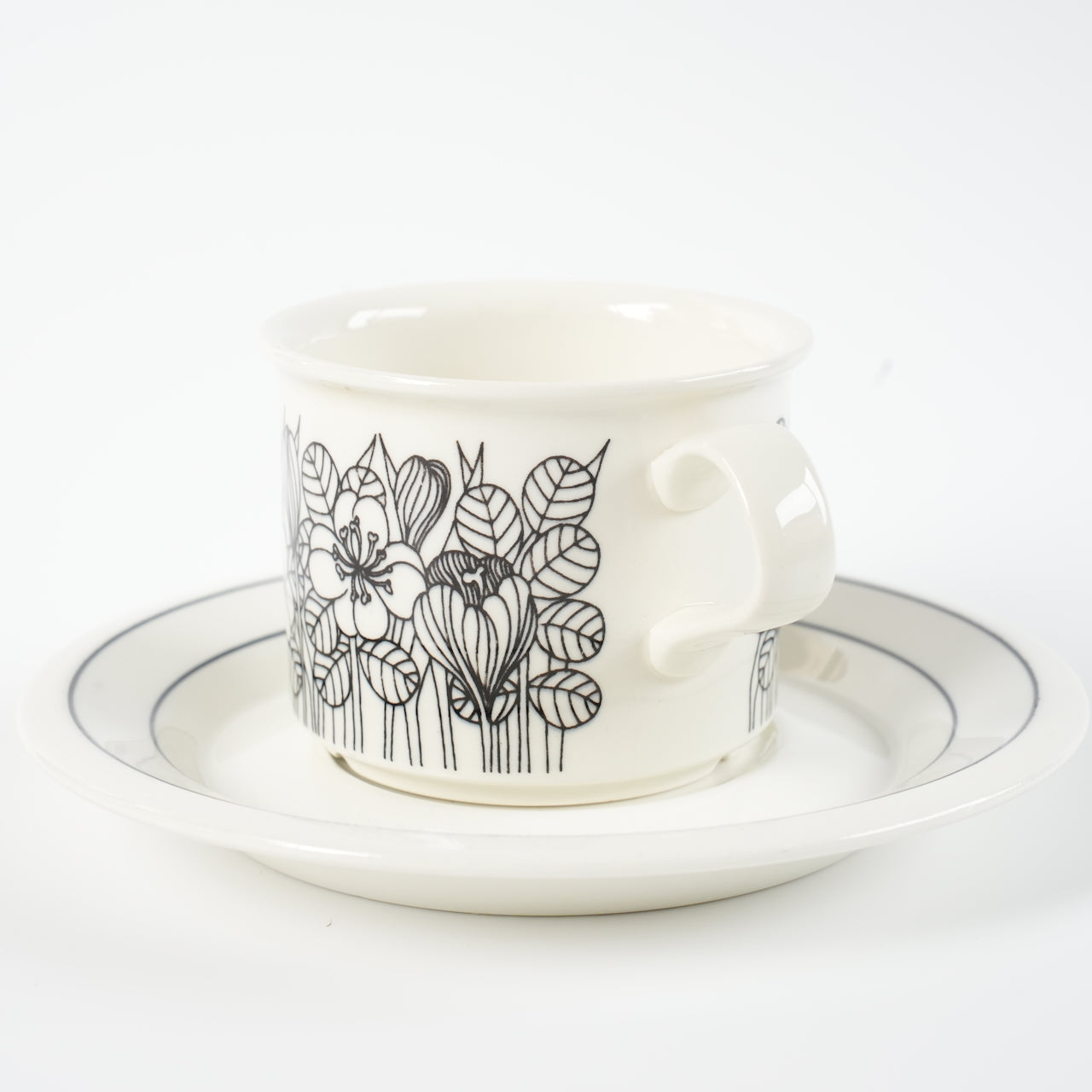 訳あり品 アラビア（ARABIA）クロッカス（Krokus）コーヒーカップ＆ソーサー - 北欧食器タックショミュッケ