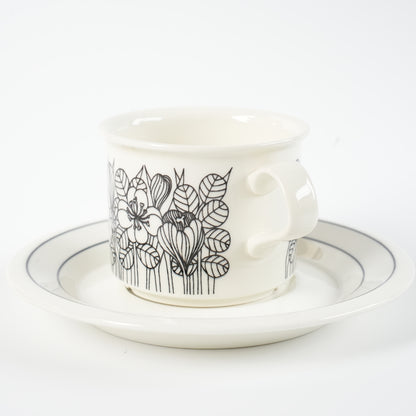 訳あり品 アラビア（ARABIA）クロッカス（Krokus）コーヒーカップ＆ソーサー - 北欧食器タックショミュッケ