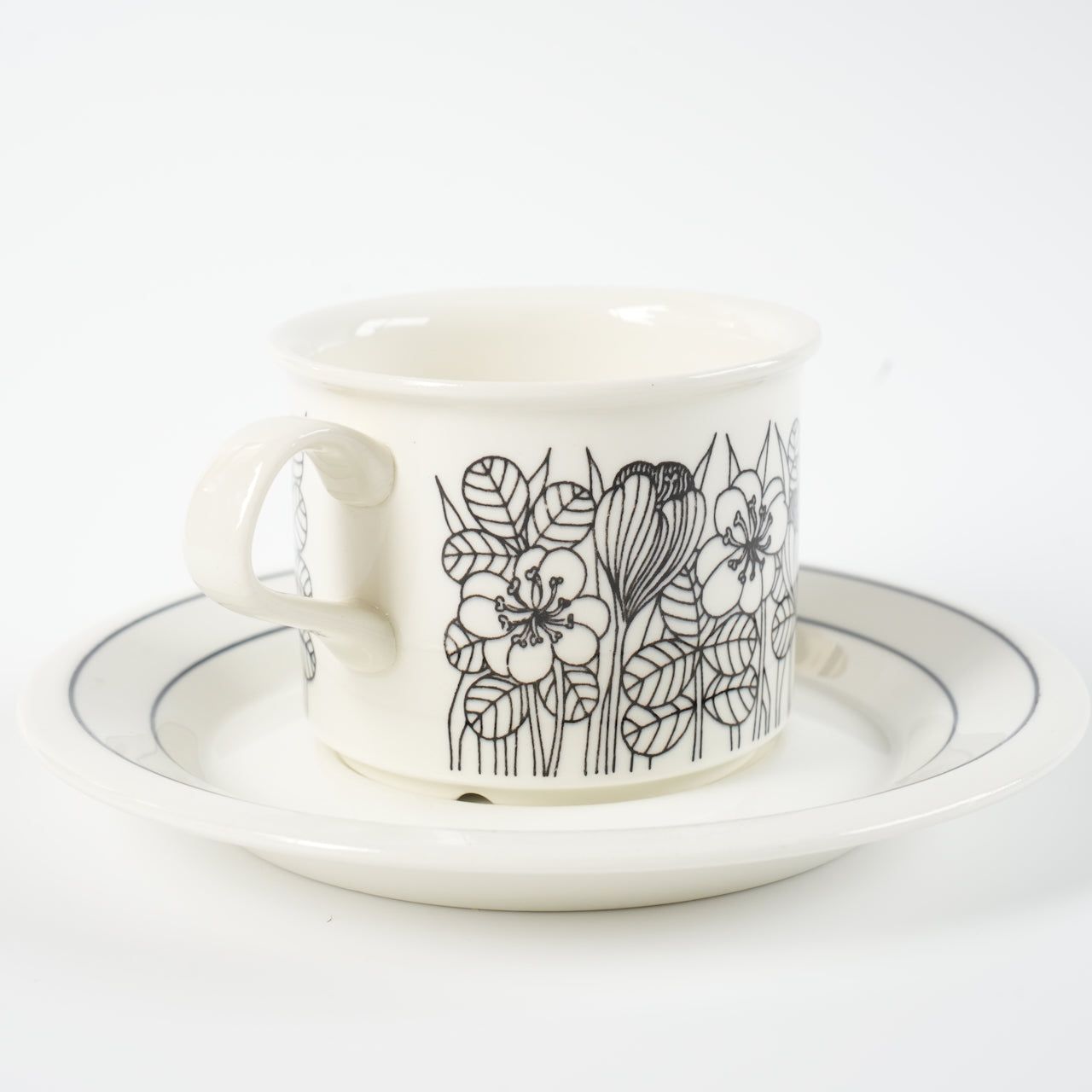 訳あり品 アラビア（ARABIA）クロッカス（Krokus）コーヒーカップ＆ソーサー - 北欧食器タックショミュッケ