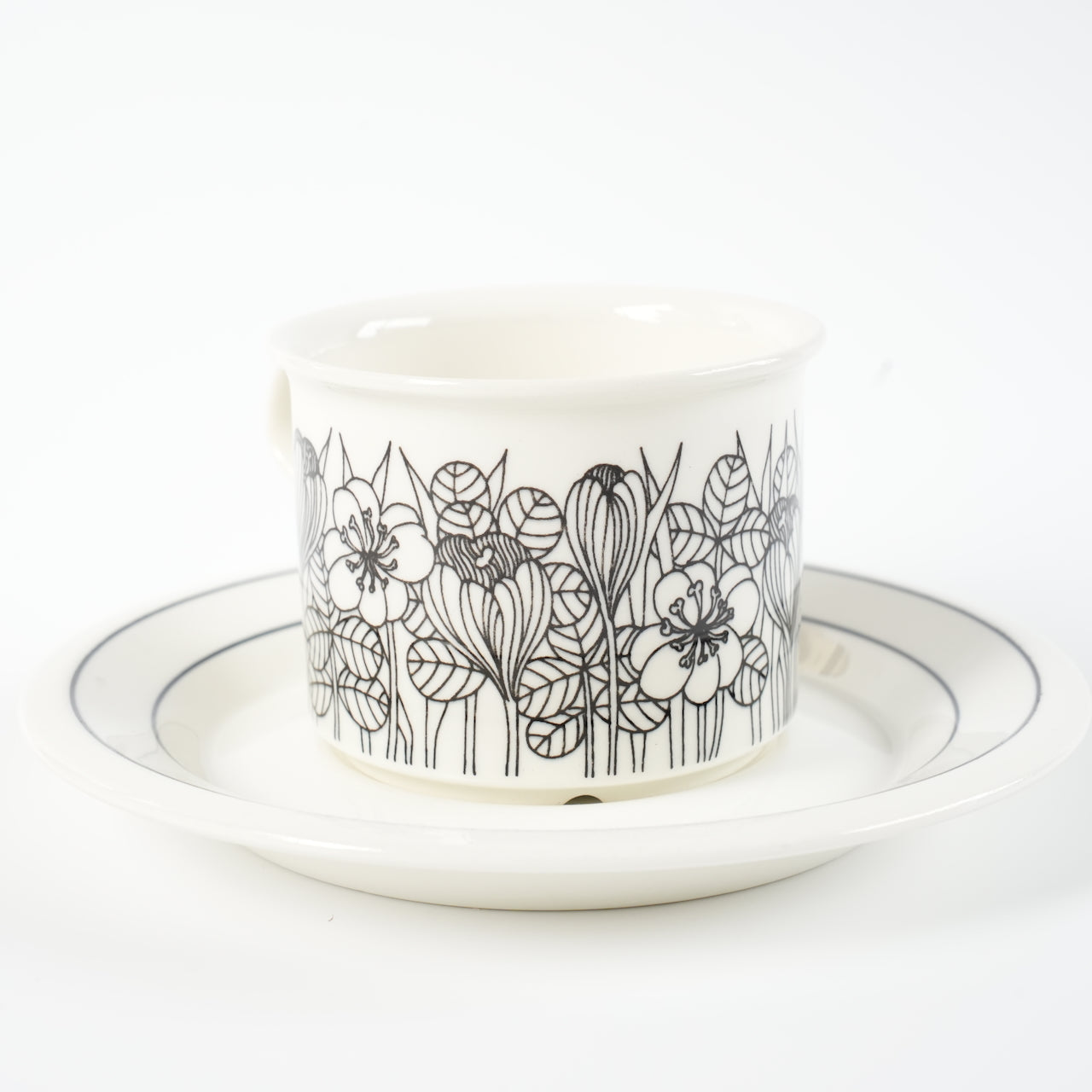 訳あり品 アラビア（ARABIA）クロッカス（Krokus）コーヒーカップ＆ソーサー - 北欧食器タックショミュッケ