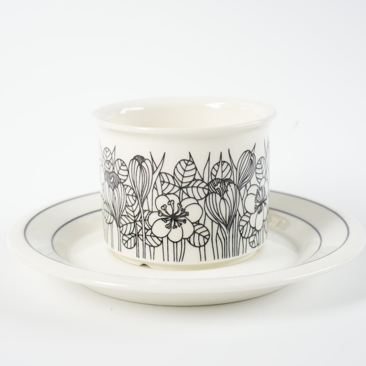 訳あり品 アラビア（ARABIA）クロッカス（Krokus）コーヒーカップ＆ソーサー - 北欧食器タックショミュッケ