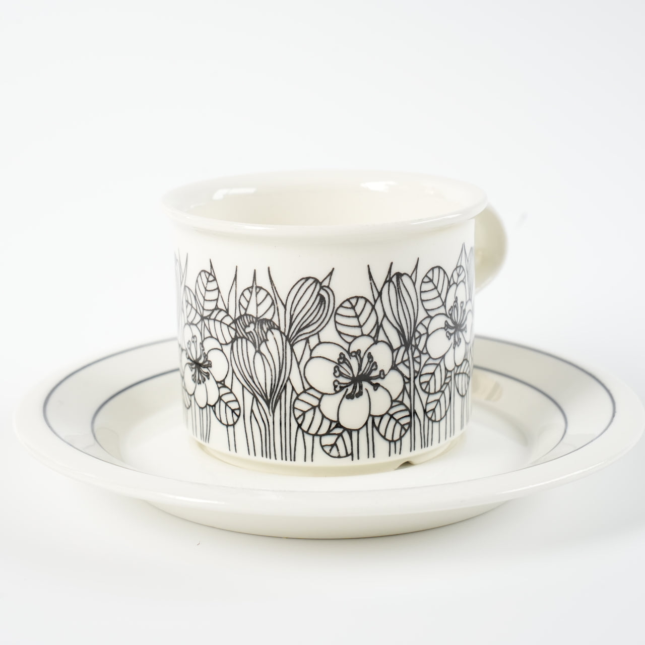 訳あり品 アラビア（ARABIA）クロッカス（Krokus）コーヒーカップ＆ソーサー - 北欧食器タックショミュッケ