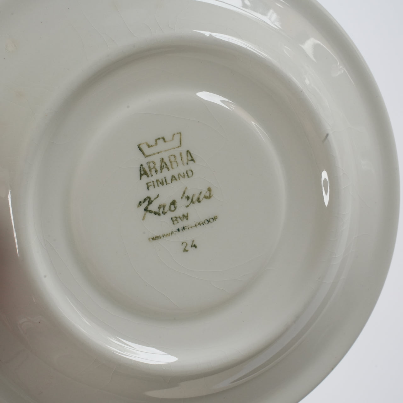 訳あり品 アラビア（ARABIA）クロッカス（Krokus）コーヒーカップ＆ソーサー - 北欧食器タックショミュッケ