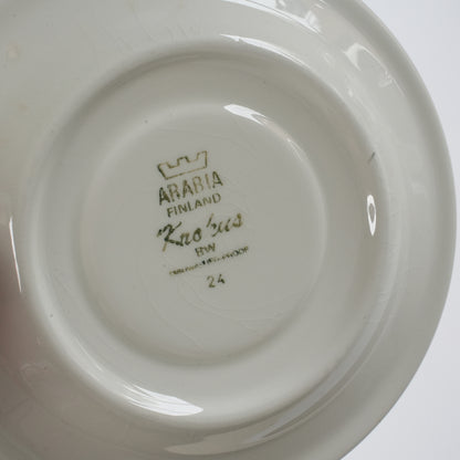 訳あり品 アラビア（ARABIA）クロッカス（Krokus）コーヒーカップ＆ソーサー - 北欧食器タックショミュッケ