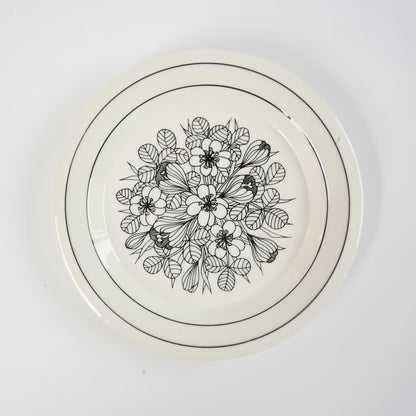 貫入あり ARABIA クロッカス（Krokus）17cmプレート 2 - 北欧食器タックショミュッケ