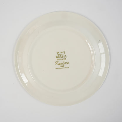 貫入あり ARABIA クロッカス（Krokus）17cmプレート 2 - 北欧食器タックショミュッケ