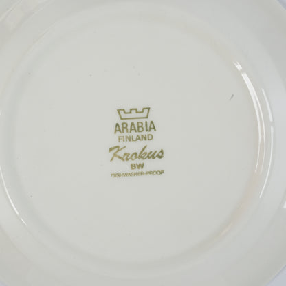 貫入あり ARABIA クロッカス（Krokus）17cmプレート 2 - 北欧食器タックショミュッケ