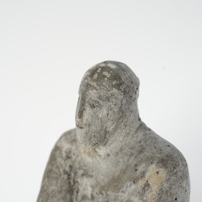 希少 リサ・ラーソン（Lisa Larson）ユニークピース コンクリート製 物憂げな男性像 - 北欧食器タックショミュッケ