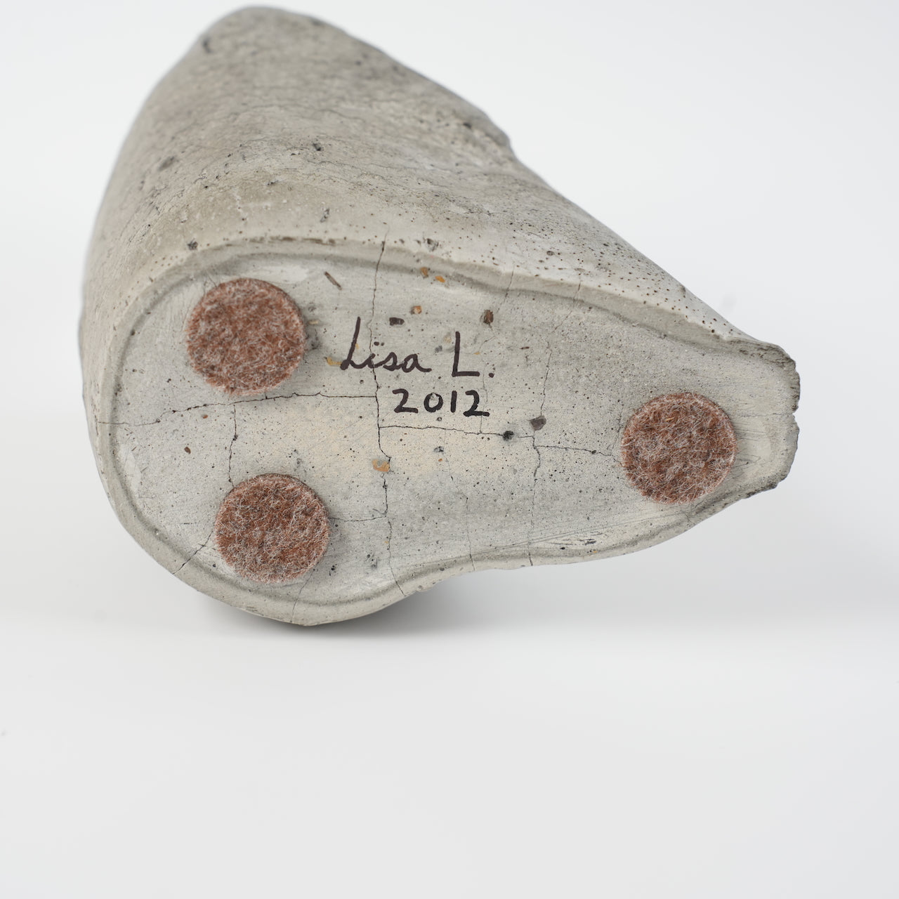 希少 リサ・ラーソン（Lisa Larson）ユニークピース コンクリート製 物憂げな男性像 - 北欧食器タックショミュッケ