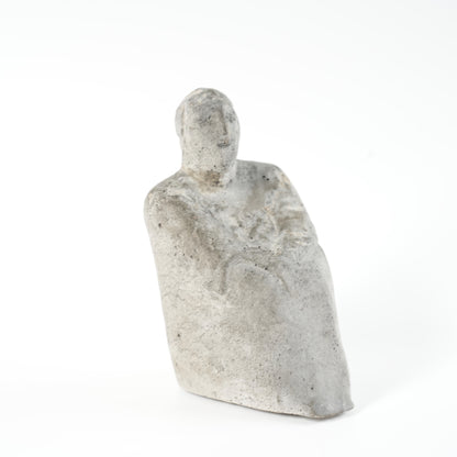希少 リサ・ラーソン（Lisa Larson）ユニークピース コンクリート製 物憂げな男性像 - 北欧食器タックショミュッケ