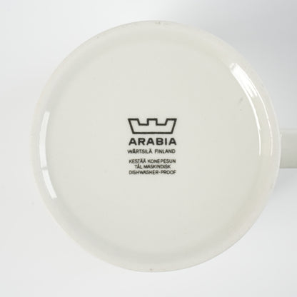 初期モデル アラビア（ARABIA）パラティッシ（Paratiisi）ブラック ティーカップ＆ソーサー - 北欧食器タックショミュッケ