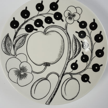 初期モデル アラビア（ARABIA）パラティッシ（Paratiisi）ブラック ティーカップ＆ソーサー - 北欧食器タックショミュッケ