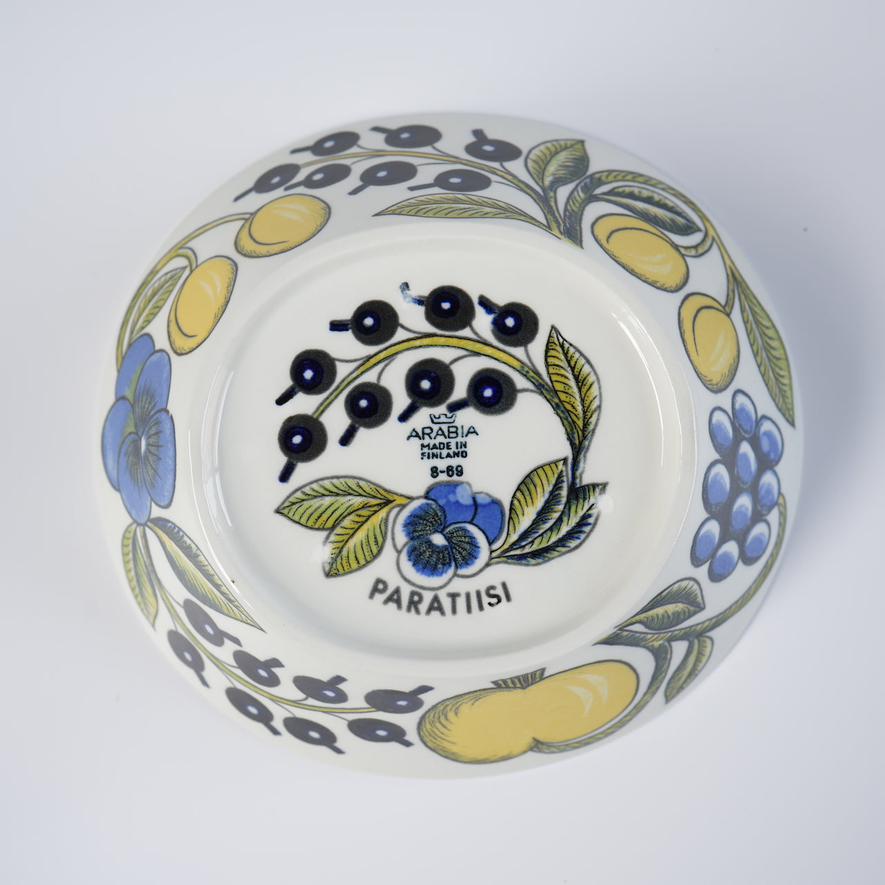 希少【ヴィオラロゴ】ARABIA（アラビア）パラティッシ（Paratiisi）ボウル 17cm 2 - 北欧食器タックショミュッケ