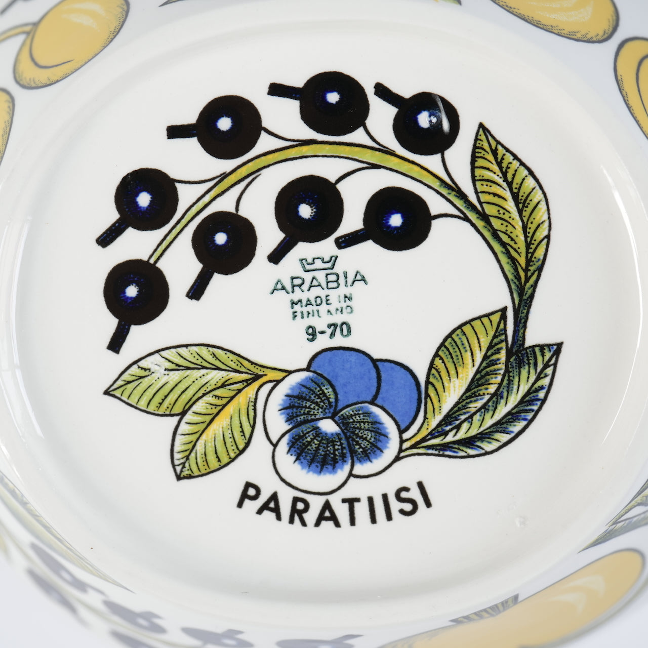 希少【ヴィオラロゴ】ARABIA（アラビア）パラティッシ（Paratiisi）ボウル 17cm 1 - 北欧食器タックショミュッケ