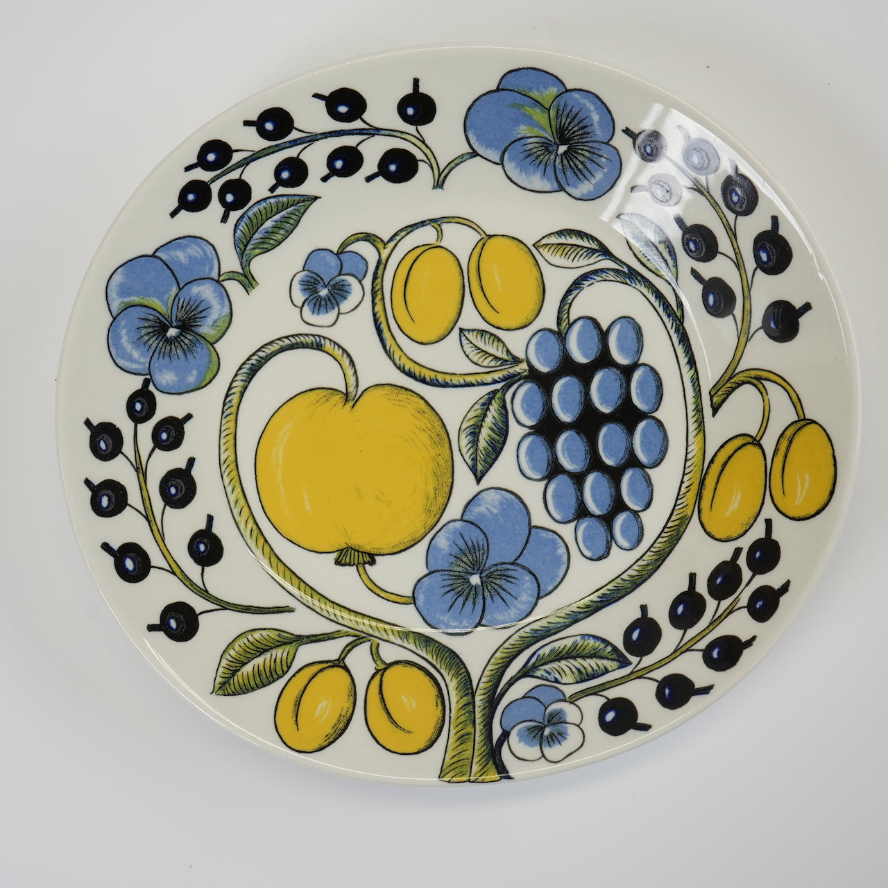 1971年製 ARABIA（アラビア）パラティッシ（Paratiisi）オーバルプレート21cm 1 - 北欧食器タックショミュッケ