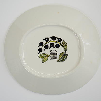 1971年製 ARABIA（アラビア）パラティッシ（Paratiisi）オーバルプレート25cm 1 - 北欧食器タックショミュッケ