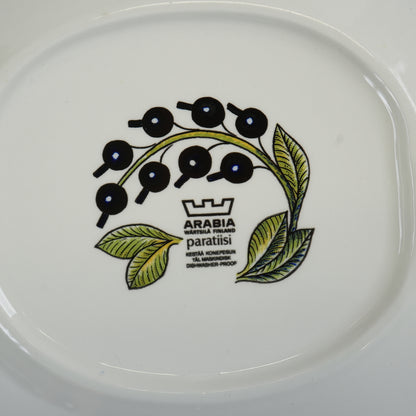 1971年製 ARABIA（アラビア）パラティッシ（Paratiisi）オーバルプレート25cm 1 - 北欧食器タックショミュッケ