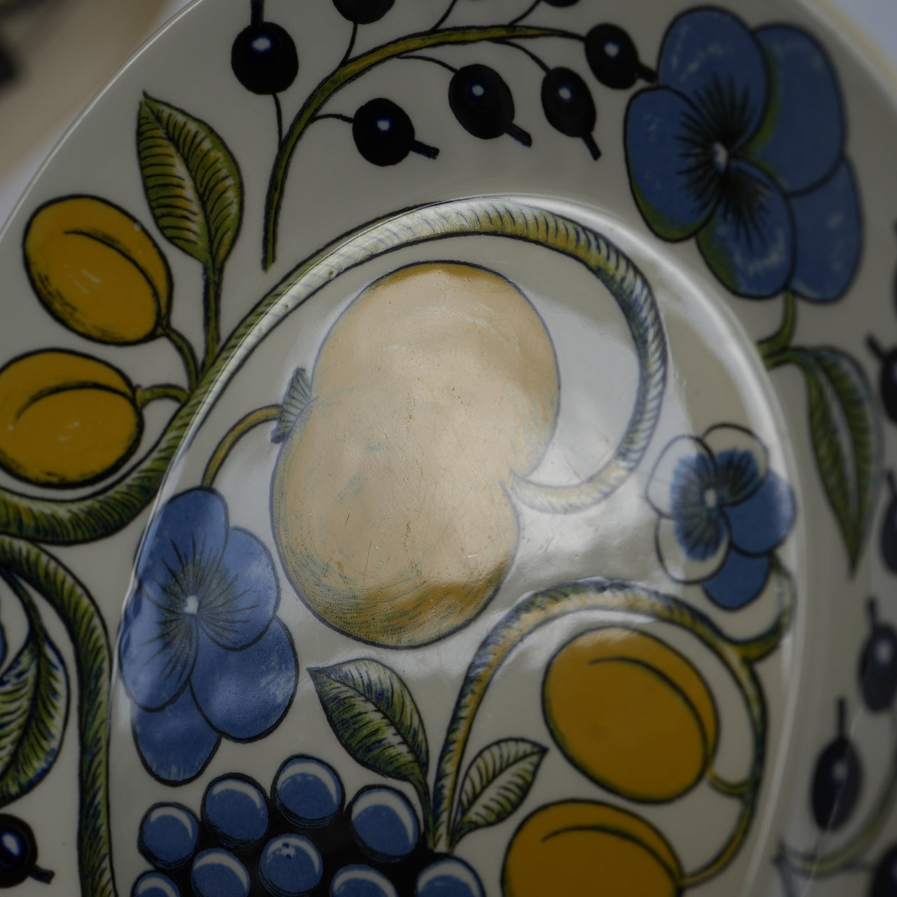 1971年製 ARABIA（アラビア）パラティッシ（Paratiisi）オーバルプレート25cm 1 - 北欧食器タックショミュッケ