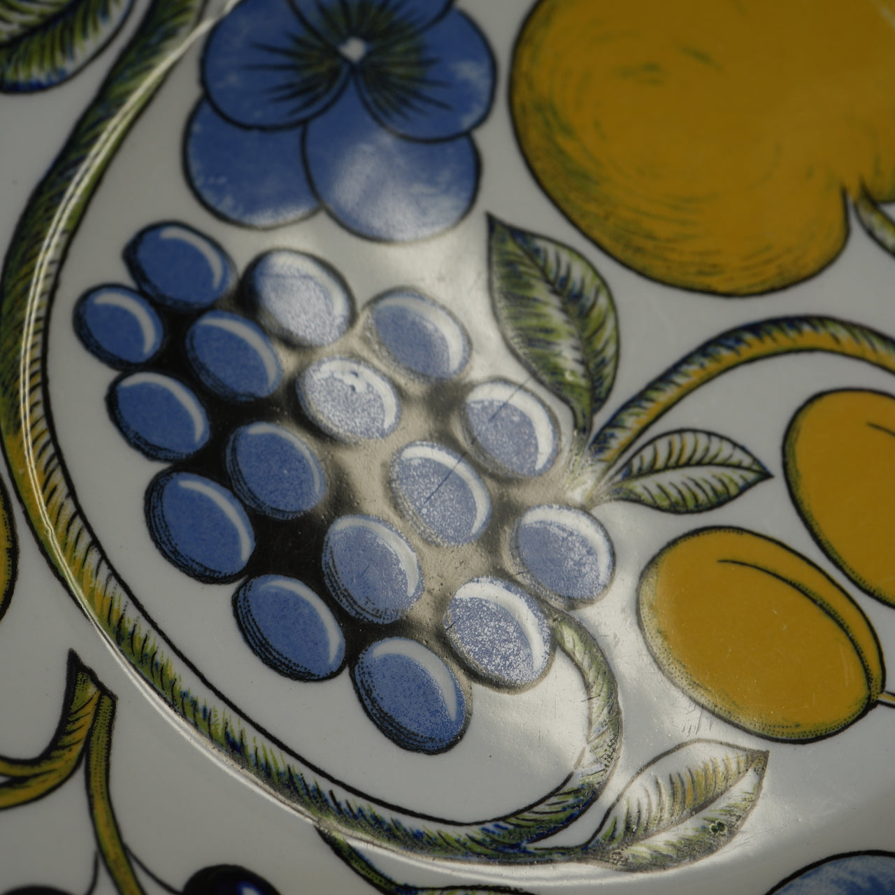 1971年製 ARABIA（アラビア）パラティッシ（Paratiisi）オーバルプレート25cm 1 - 北欧食器タックショミュッケ