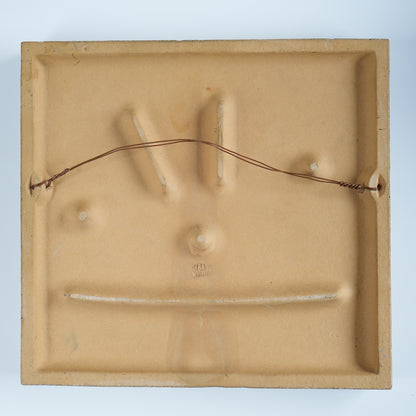 希少色 リサ・ラーソン グスタフスベリ 黄金色の雄鶏（Tuppfågel）の陶板 - 北欧食器タックショミュッケ