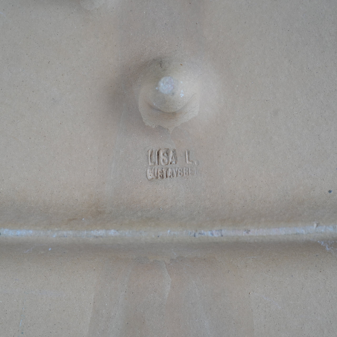 希少色 リサ・ラーソン グスタフスベリ 黄金色の雄鶏（Tuppfågel）の陶板 - 北欧食器タックショミュッケ