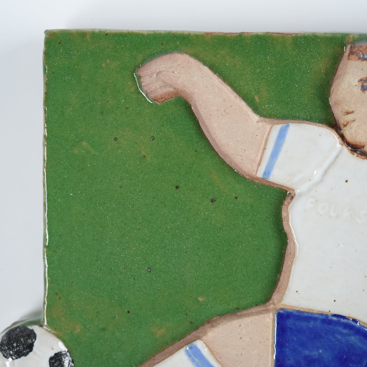 希少 リサ・ラーソン 女子サッカー（Damfotboll）の陶板 箱付き - 北欧食器タックショミュッケ