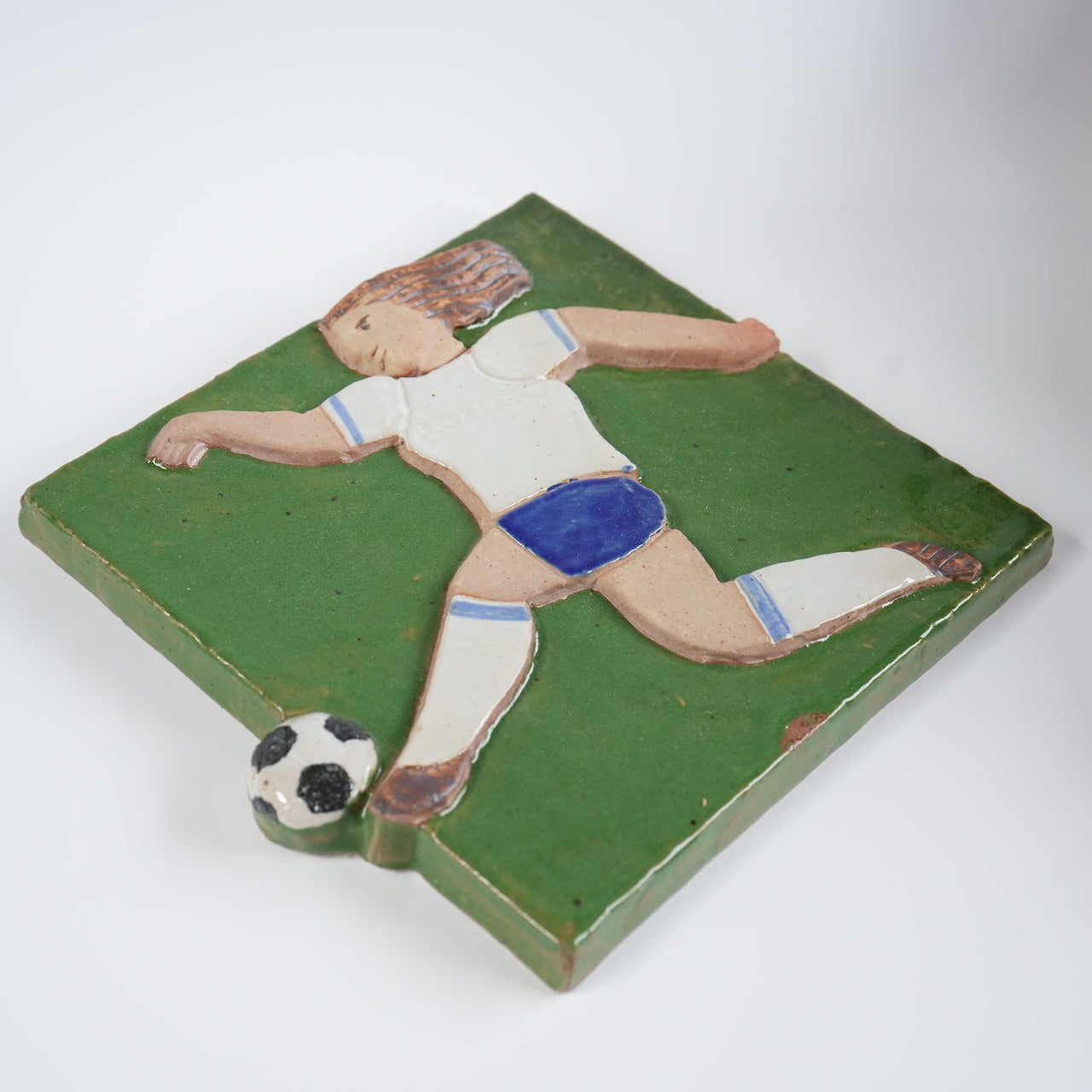 希少 リサ・ラーソン 女子サッカー（Damfotboll）の陶板 箱付き - 北欧食器タックショミュッケ