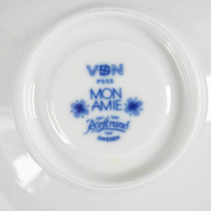 【ヴィンテージ】ロールストランド Mon amie（モナミ）コーヒーカップ＆ソーサー - 北欧食器タックショミュッケ