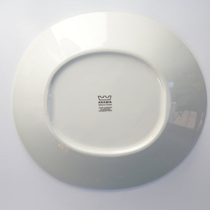 最初期モデル アラビア パラティッシ ブラック（Paratiisi）25cm オーバルプレート 1