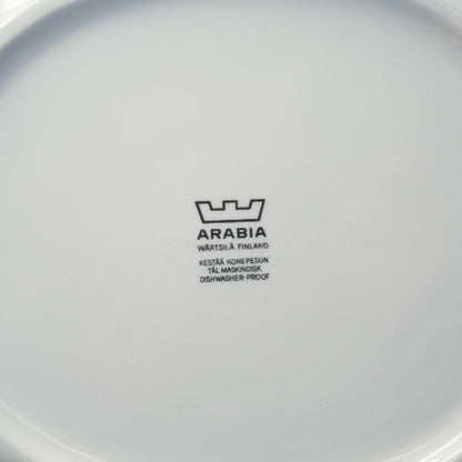 最初期モデル アラビア パラティッシ ブラック（Paratiisi）25cm オーバルプレート 1