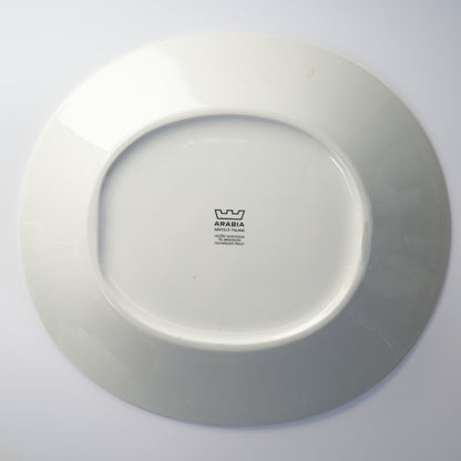 Arabia Paratiisi Black 25cm Oval Plate, the earliest model