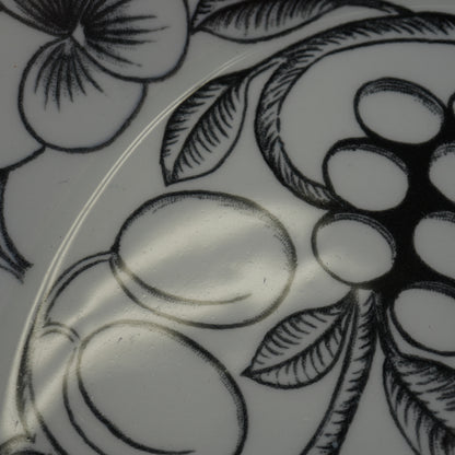 Arabia Paratiisi Black 25cm Oval Plate, the earliest model