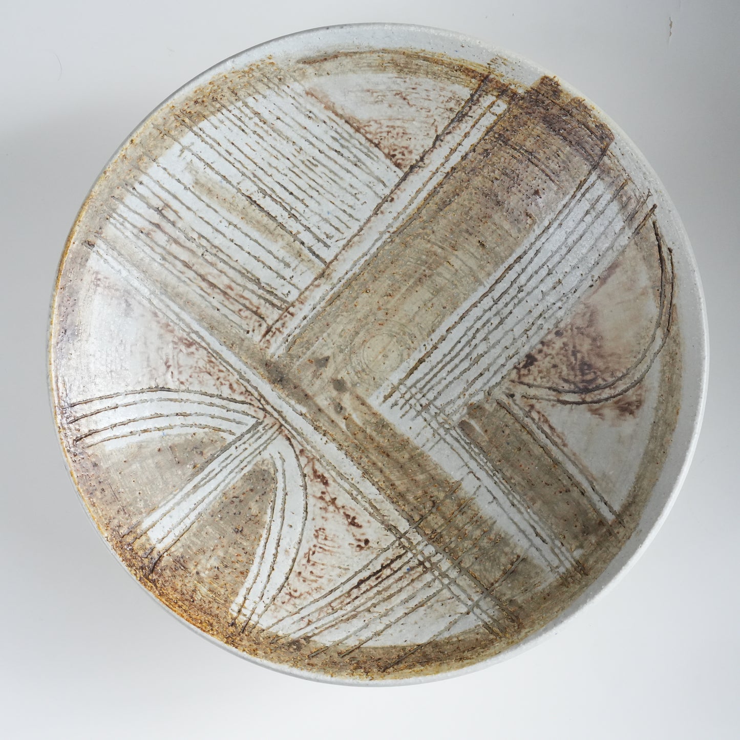 リサ・ラーソン Kスタジオ ユニークピース 飾り皿 交差する大地の大皿