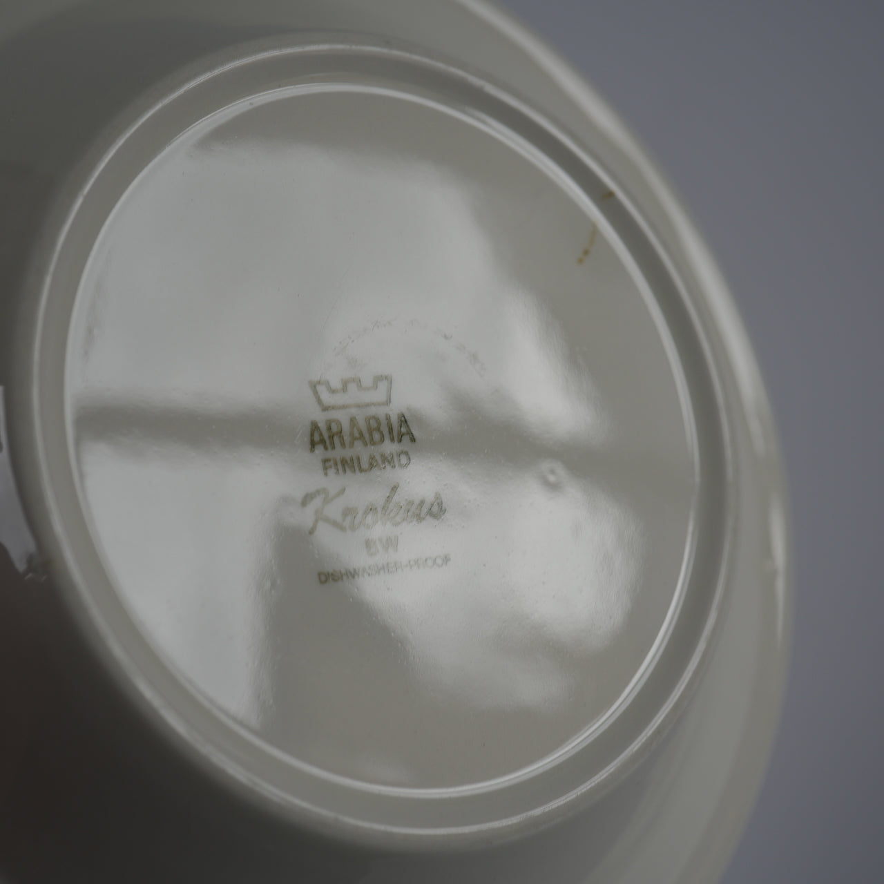 ARABIA Crocus Vintage Soup Plate Deep Dish 20cm 1