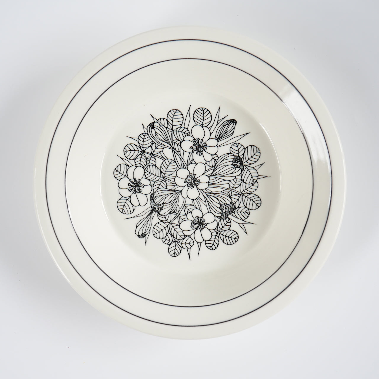 ARABIA Crocus Vintage Soup Plate Deep Dish 20cm 1