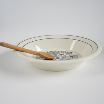 ARABIA Crocus Vintage Soup Plate Deep Dish 20cm 1