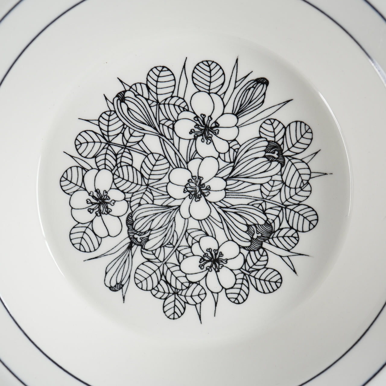 ARABIA Crocus Vintage Soup Plate Deep Dish 20cm 1