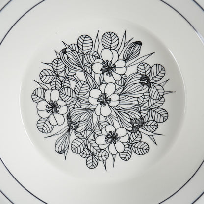 ARABIA Crocus Vintage Soup Plate Deep Dish 20cm 1