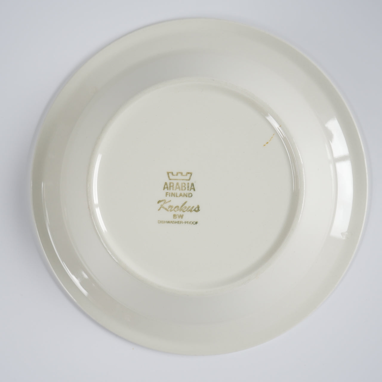 ARABIA Crocus Vintage Soup Plate Deep Dish 20cm 1
