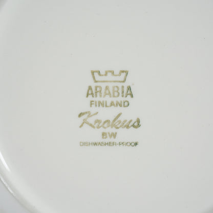 ARABIA Crocus Vintage Soup Plate Deep Dish 20cm 1