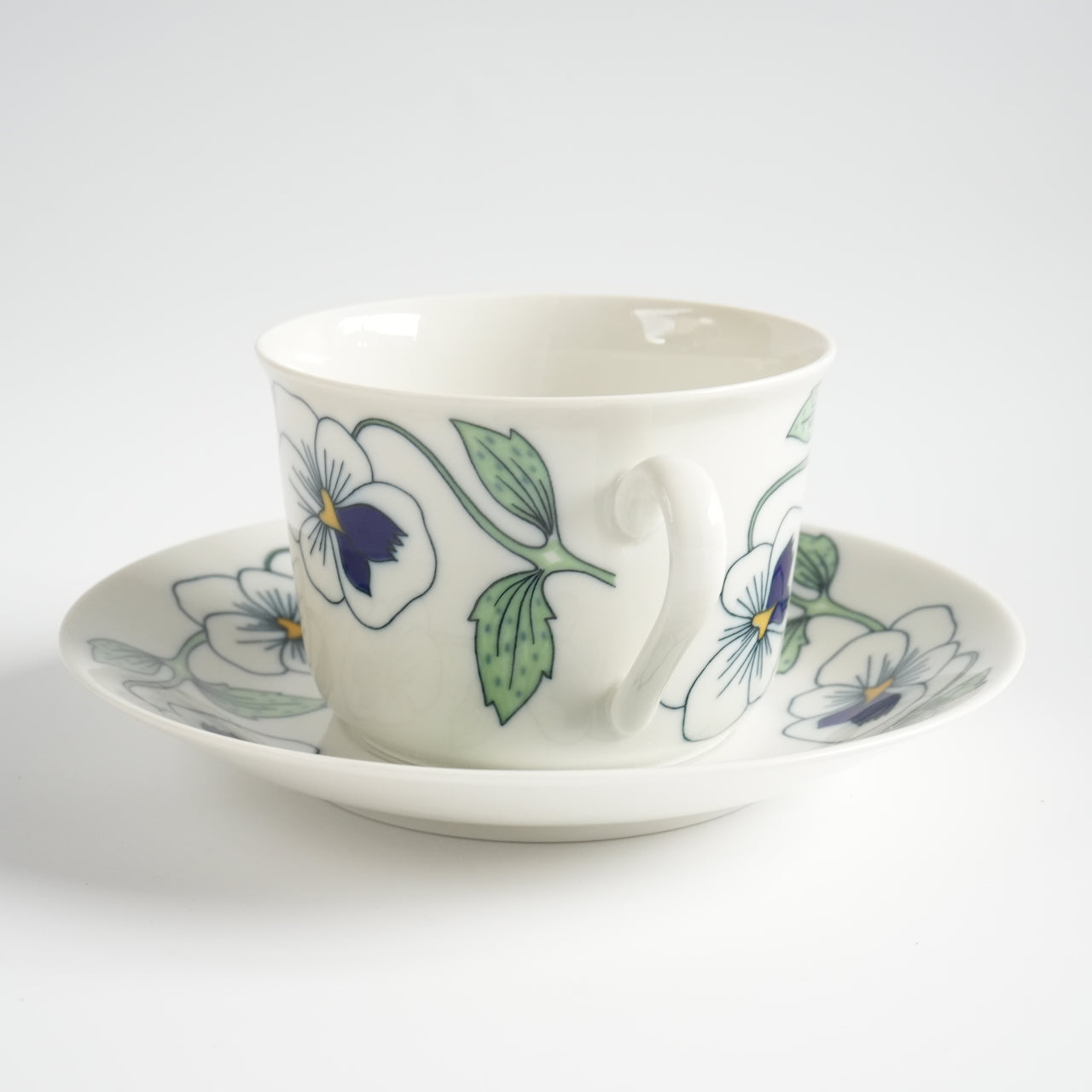 Rare Size Roll Strand Sylvia Tea Cup &amp; Saucer