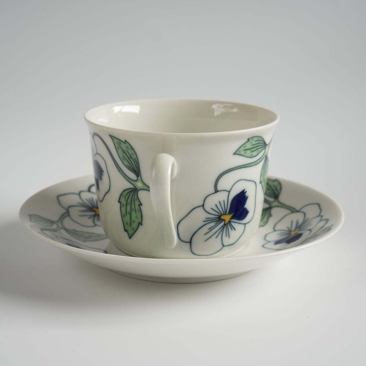 Rare Size Roll Strand Sylvia Tea Cup &amp; Saucer