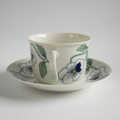 Rare Size Roll Strand Sylvia Tea Cup &amp; Saucer