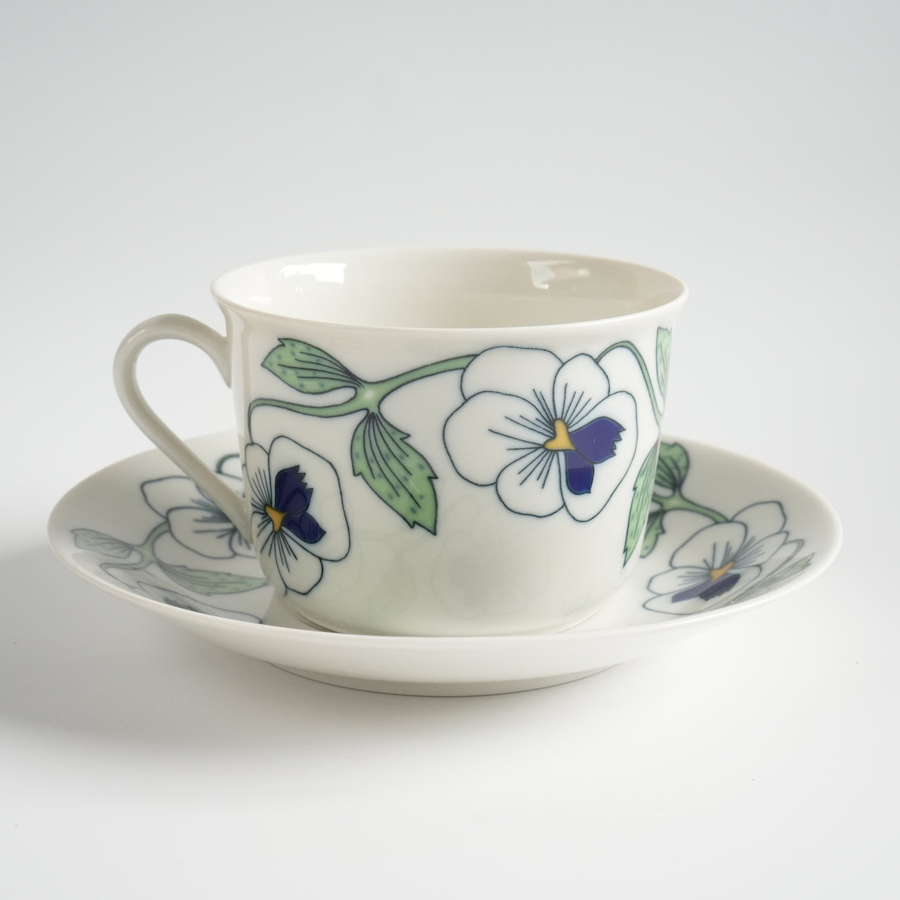 Rare Size Roll Strand Sylvia Tea Cup &amp; Saucer