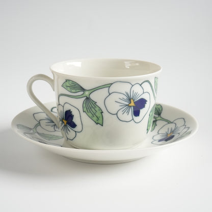 Rare Size Roll Strand Sylvia Tea Cup &amp; Saucer