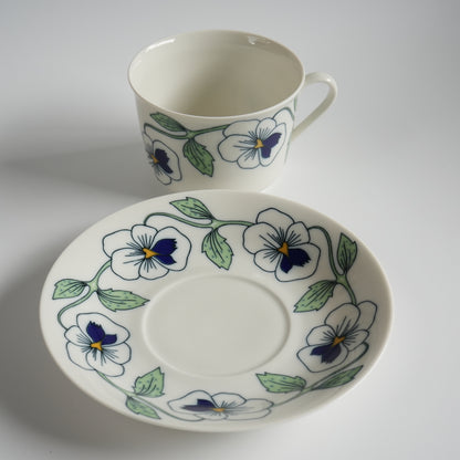 Rare Size Roll Strand Sylvia Tea Cup &amp; Saucer