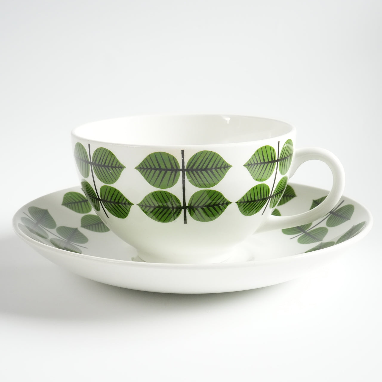 Rare Gustavsberg Bersa Vintage Morning Cup and Saucer