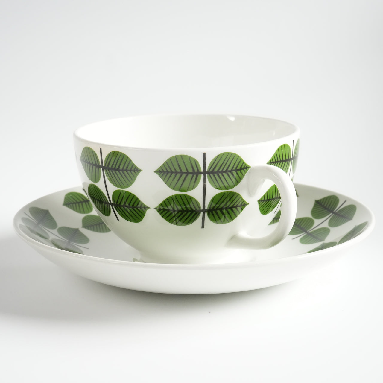 Rare Gustavsberg Bersa Vintage Morning Cup and Saucer