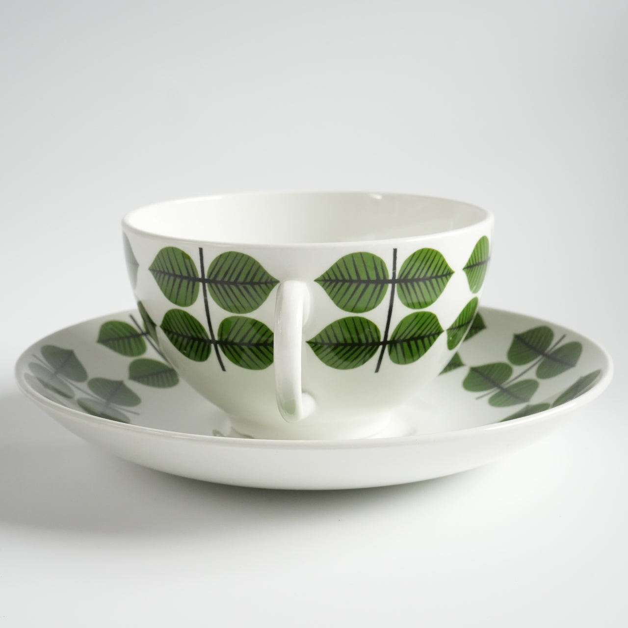 Rare Gustavsberg Bersa Vintage Morning Cup and Saucer