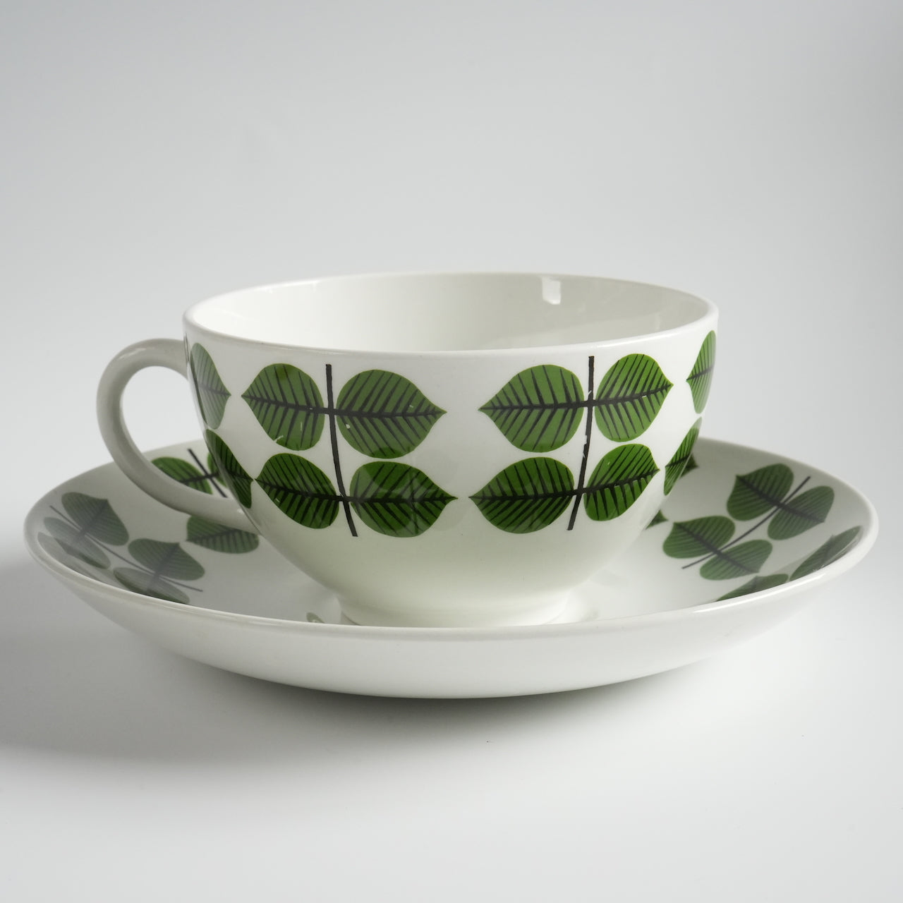 Rare Gustavsberg Bersa Vintage Morning Cup and Saucer